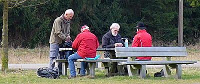 Picnic bij de instapplaats