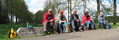 Lunch op de brug