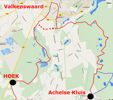 De route van vandaag