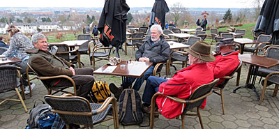 Bijkomen op het terras