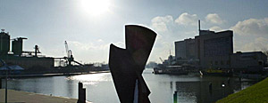 De haven van Wageningen
